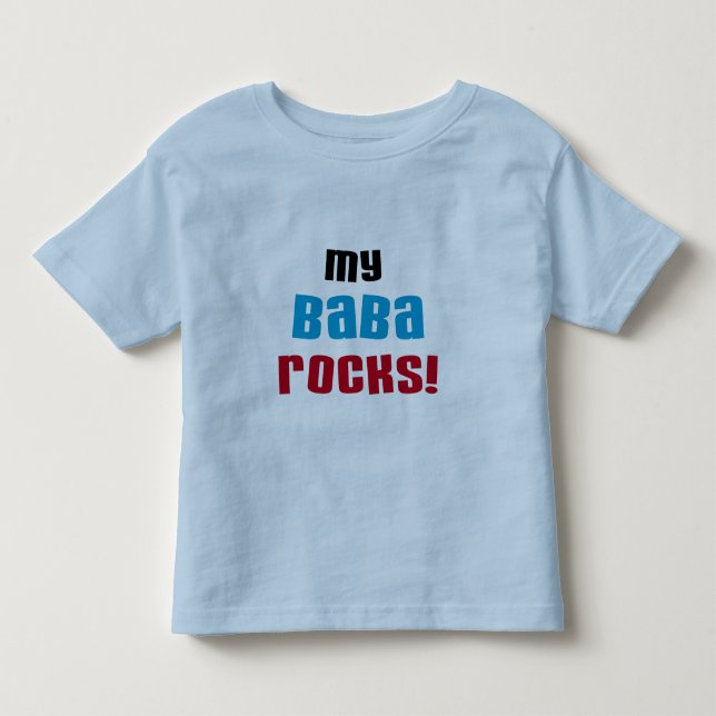 My Baba Rocks T-shirts and Gifts (Front)