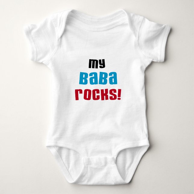 My Baba Rocks T-shirts and Gifts (Front)