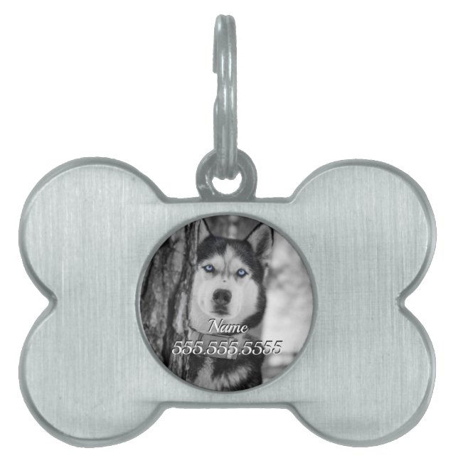 My Baby Blue Eyes Pet Tag (Front)