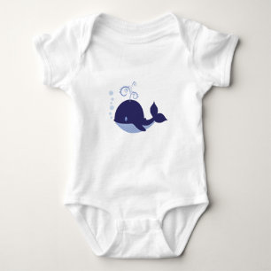 My Baby Blue Whale Bodysuit