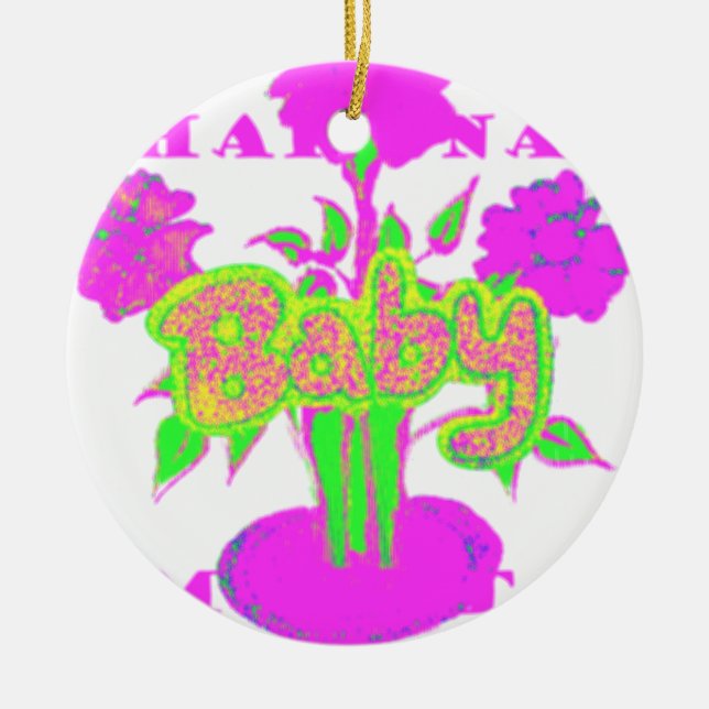 My Baby Hakuna Matata Ceramic Tree Decoration (Front)