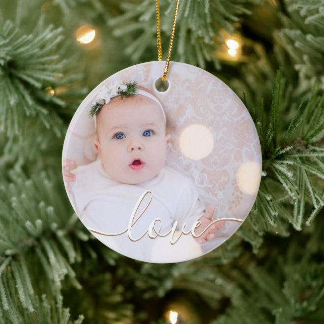 My Baby Photo Custom Ceramic Tree Decoration (Tree)