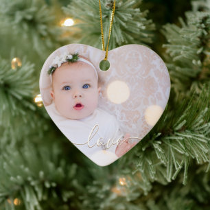 My Baby Photo Custom Ceramic Tree Decoration