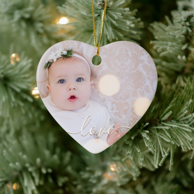 My Baby Photo Custom Ceramic Tree Decoration (Tree)