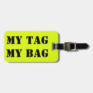 My Bag Luggage Tag