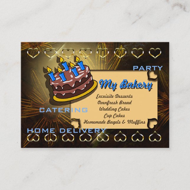 My Bakery - Business-, Profilecard Business Card (Front)