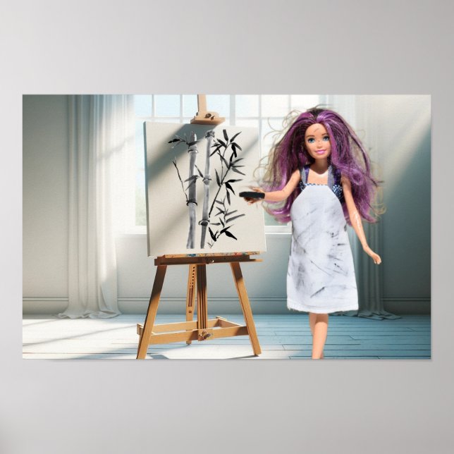 My bamboo drawing is now complete.  poster (Front)