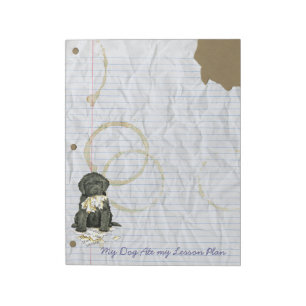 My Barbet Ate my Lesson Plan Notepad