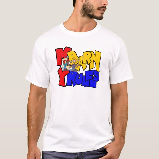My Barn My Rules Cow T-Shirt (Front)