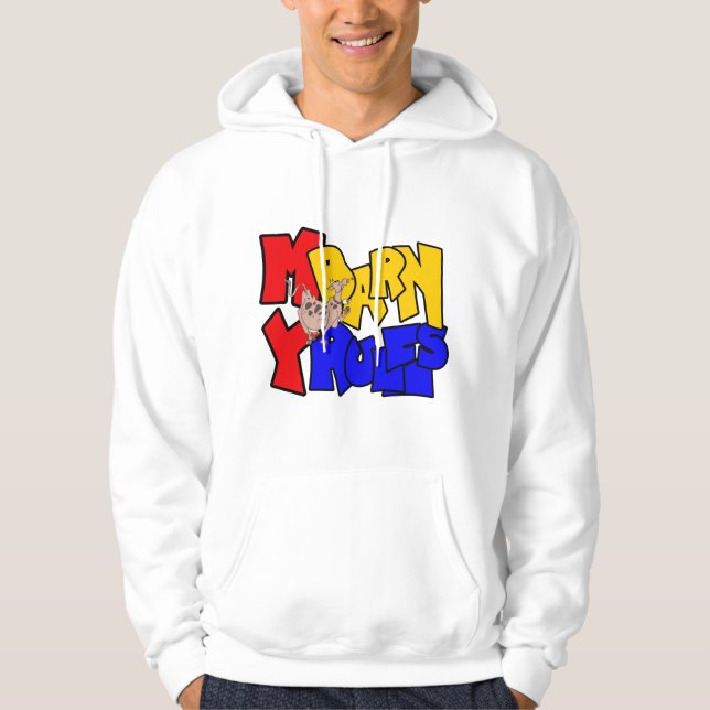 My Barn My Rules Dairy Cow Hoodie (Front)