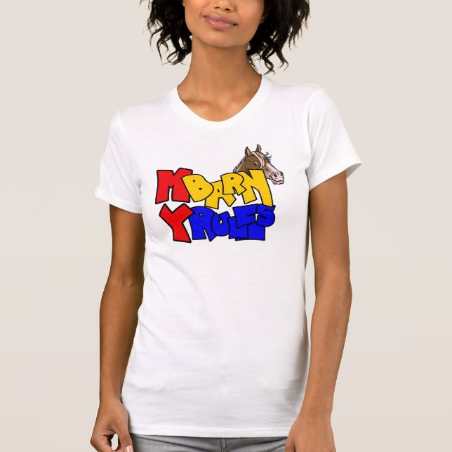 My Barn My Rules Horse 2 T-Shirt (Front)