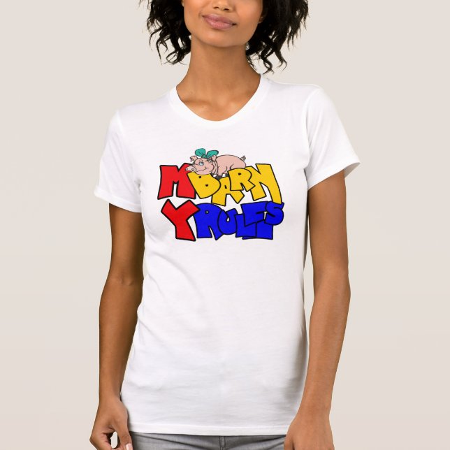 My Barn My Rules Pig T-Shirt (Front)