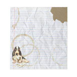 My Basset Ate My Lesson Plan Notepad