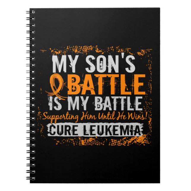 My Battle Too 2 Leukaemia Son Notebook (Front)