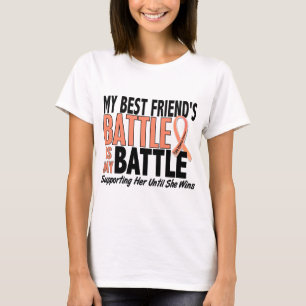 My Battle Too Best Friend Uterine Cancer T-Shirt