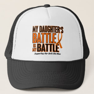 My Battle Too Daughter Leukaemia Trucker Hat