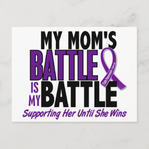 My Battle Too Mum Pancreatic Cancer Postcard