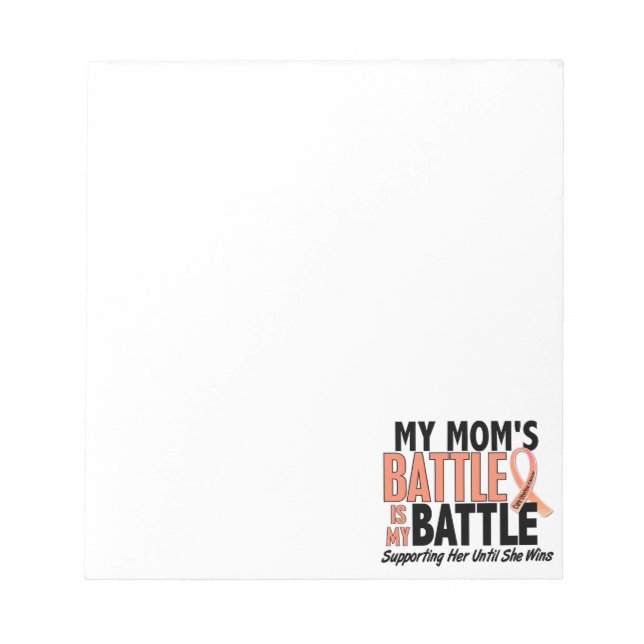 My Battle Too Mum Uterine Cancer Notepad (Front)