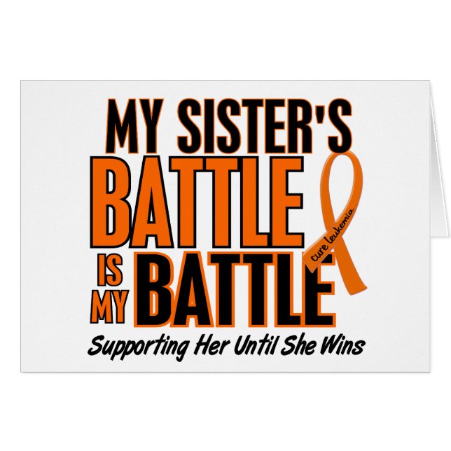 My Battle Too Sister Leukaemia (Front Horizontal)
