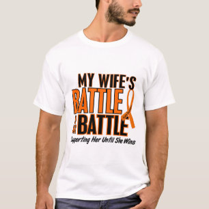 My Battle Too Wife Leukaemia T-Shirt
