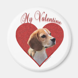My Beagle Valentine Magnet