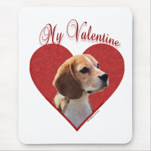 My Beagle Valentine Mouse Mat