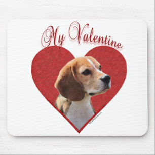 My Beagle Valentine Mouse Mat