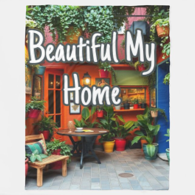 My Beautiful Home  Fleece Blanket (Front)
