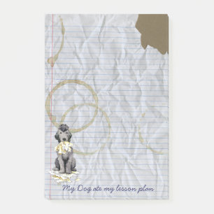 My Bedlington Ate My Lesson Plan Post-it Notes
