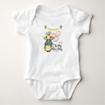 My Bee Day Bodysuit, Bumblebee Baby Clothes