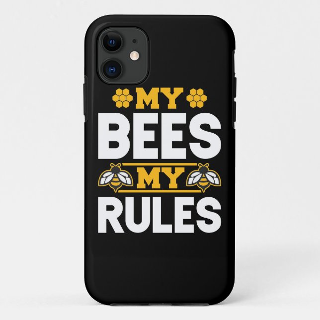 My Bees My Rules Case-Mate iPhone Case (Back)