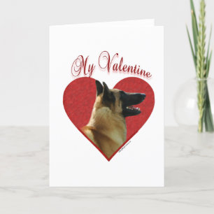 My Belgian Malinois Valentine Holiday Card