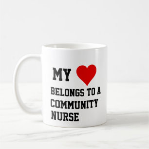 My Belongs To A Community Nurse Mug