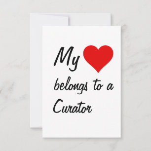 My Belongs To A Curator Card