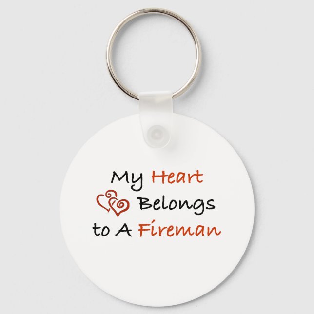 My ♥ Belongs to a FF Key Ring (Front)