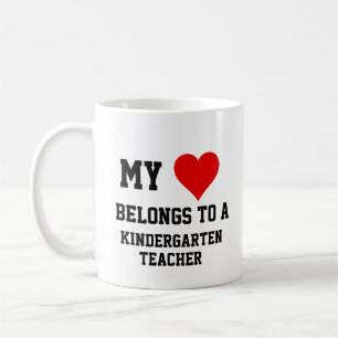 My Belongs To A Kindergarten Teacher  Coffee Mug
