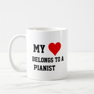 My Belongs To A Pianist  Coffee Mug