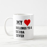 My Belongs To A Scuba Diver Mug
