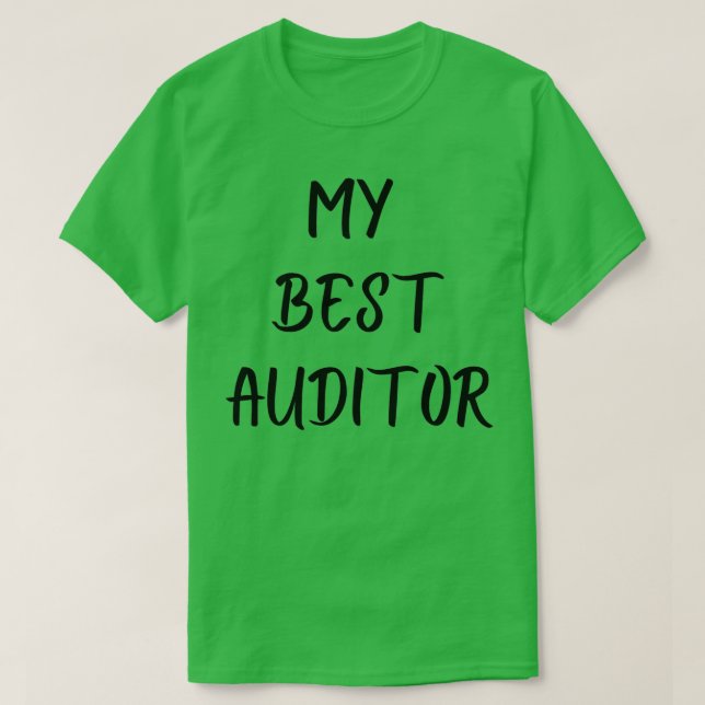 My best auditor T-Shirt (Design Front)