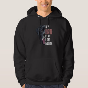 My Best Buddy Black Labrador Hoodie