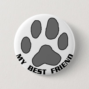 My Best Friend 6 Cm Round Badge