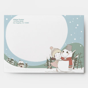 My Best Friend Christmas Holiday Envelope