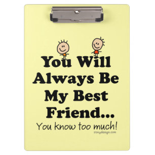 My Best Friend Clipboard