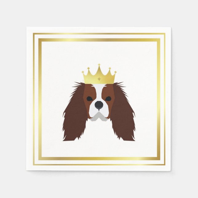 MY BEST FRIEND COLLECTION: "QUEENY" NAPKIN (Front)