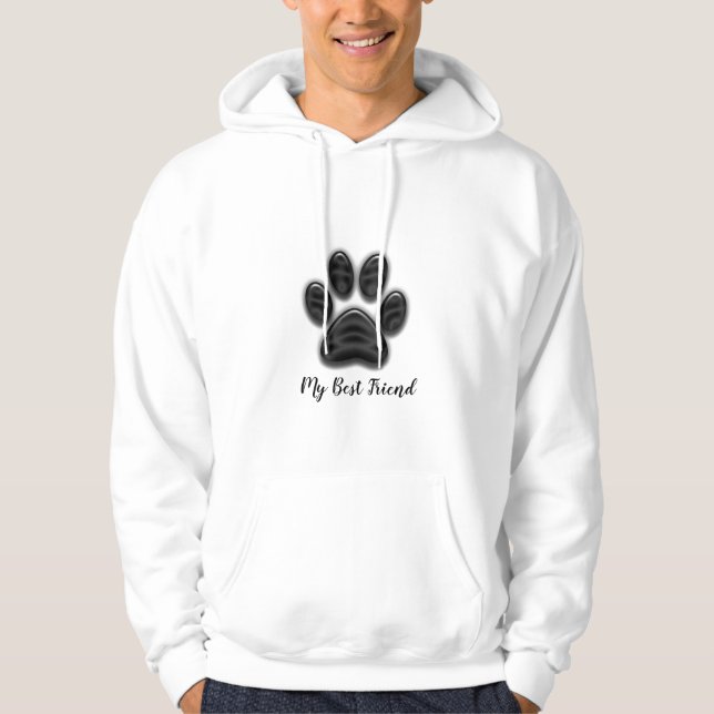 My Best Friend Dog Sitter Animal Lover Hoodie (Front)