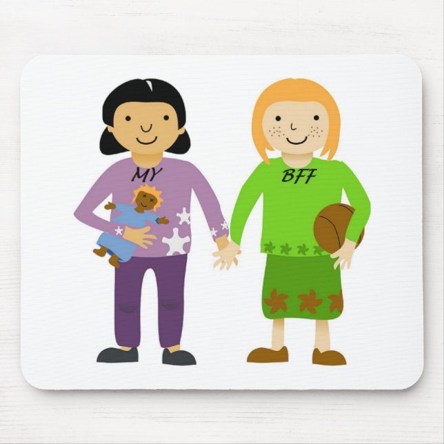 MY BEST FRIEND FOREVER MOUSE MAT (Front)