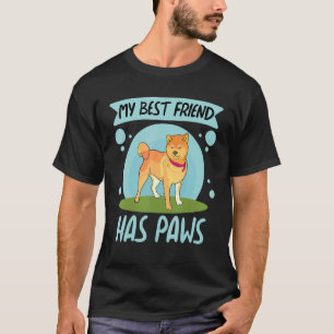 My Best Friend Has Paws Women Corgi Doggy Love BF T-Shirt