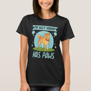 My Best Friend Has Paws Women Corgi Doggy Love BF T-Shirt