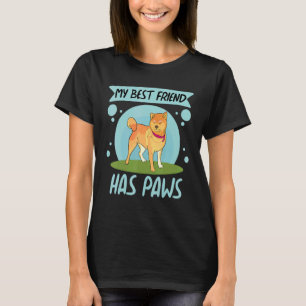 My Best Friend Has Paws Women Corgi Doggy Love BF T-Shirt