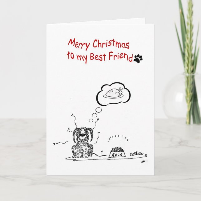 My Best friend Holiday Card (Front)